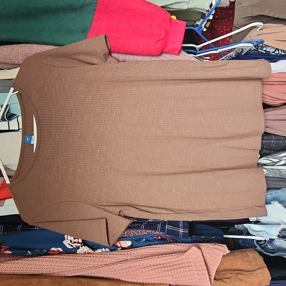 Old Navy Luxe Brown Top